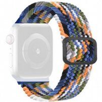 Сплетена каишка за Apple Watch 42mm / 41mm / 40mm / 38mm - пъстър