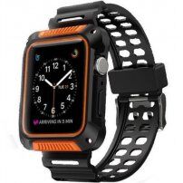 Totudesign калъф с каишка за Apple Watch Ultra 49mm / 46mm / 45mm / 44mm / 42mm - оранжев