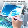 Триъгълно силиконово покритие за Apple Pencil 1. поколение - син