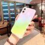 Прозрачен огледален кейс за iPhone 11 - цветовете на дъгата