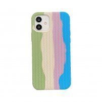 Силиконов кейс с плетка за iPhone 12 Pro Max - пастелни цветове