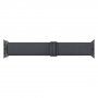 Силиконова каишка с подвижна закопчалка за Apple Watch 42mm / 41mm / 40mm / 38mm - тъмносив