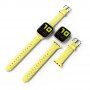 Сплетена силиконова каишка за Apple Watch 42mm / 41mm / 40mm / 38mm - жълт