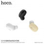 HOCO малка безжична Bluetooth слушалка с микрофон за Apple iPhone - черно