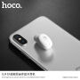 HOCO малка безжична Bluetooth слушалка с микрофон за Apple iPhone - бяло