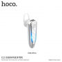 HOCO Dazzle дизайнерска Bluetooth слушалка с микрофон за Apple iPhone - бяло