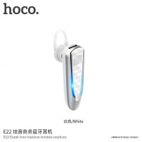 HOCO Dazzle дизайнерска Bluetooth слушалка с микрофон за Apple iPhone - бяло
