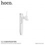 HOCO Dazzle дизайнерска Bluetooth слушалка с микрофон за Apple iPhone - бяло