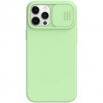 Nillkin CamShield Silky MagSafe кейс за iPhone 12 Pro Max - зелен
