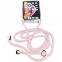 Cellularline Neck-Case кейс с каишка за врата за iPhone X / XS - розов