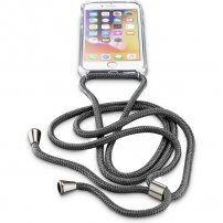 Cellularline Neck-Case кейс с каишка за врата за iPhone 6 / 7 / 8 / SE (2020/2022) - черен