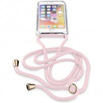 Cellularline Neck-Case кейс с каишка за врата за iPhone 6 / 7 / 8 / SE (2020/2022) - розов