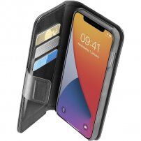 Cellularline Book Agenda 2 калъф от PU кожа за iPhone 12 mini - черно