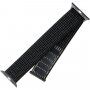 FIXED Nylon Strap найлонова каишка за Apple Watch 42mm / 41mm / 40mm / 38mm - отразяващо черно