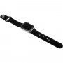 FIXED Silicone Strap каишка с къса и дълга катарама за Apple Watch 42mm / 41mm / 40mm / 38mm - черен