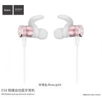 HOCO спортни безжични Bluetooth слушалки за Apple iPhone - бяло-златна