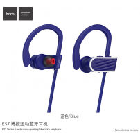 HOCO безжични Bluetooth спортни слушалки за Apple iPhone - синя