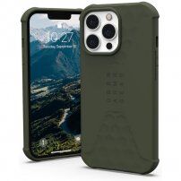 UAG Standard Issue силиконов устойчив кейс за iPhone 13 Pro - цвят маслина