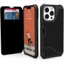 UAG Metropolis устойчив флип калъф за iPhone 13 Pro Max - цвят черен кевлар