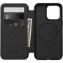 Nomad MagSafe Rugged Folio кожен флип калъф за iPhone 13 Pro - черно