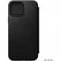 Nomad MagSafe Rugged Folio кожен флип калъф за iPhone 13 Pro Max - черно