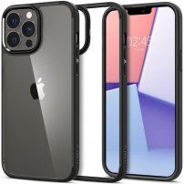 Spigen Ultra Hybrid кейс за iPhone 13 Pro Max - черен