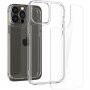Spigen Quartz Hybrid лъскав кейс със стъклена задна страна за iPhone 13 Pro Max - прозрачен