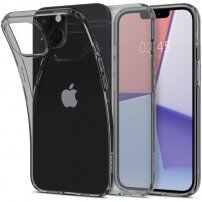Spigen Crystal Flex прозрачен кейс за iPhone 13 mini - черен