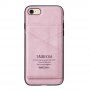 Taokkim защитен кейс от PU кожа с джоб в ретро стил за iPhone 6 Plus / 6S Plus - розов