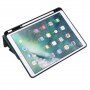 Калъф от PU кожа със стойка и място за Apple Pencil за iPad 9,7" (2017/2018) / Air 1 / 2 / Pro 9,7" - тъмносиво