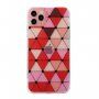 Мек кейс с мотив на витраж за iPhone 11 Pro - червен