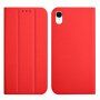 Магнитен флип калъф за iPhone XR - червено