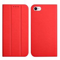 Магнитен флип калъф за iPhone SE (2020/2022) / 8 / 7 - червено