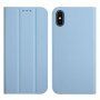 Магнитен флип калъф за iPhone XS Max - синьо