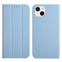 Магнитен флип калъф за iPhone 13 - синьо
