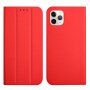 Магнитен флип калъф за iPhone 13 Pro - червено