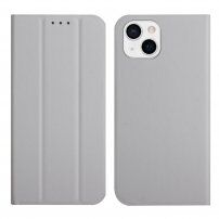 Магнитен флип калъф за iPhone 13 mini - сиво