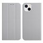 Магнитен флип калъф за iPhone 13 - сиво