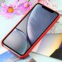 Силиконов кейс поддържащ зареждане с Magsafe за iPhone XR - червен