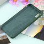 Силиконов кейс поддържащ зареждане с Magsafe за iPhone XS Max - тъмно зелен