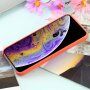 Силиконов кейс поддържащ зареждане с Magsafe за iPhone XS Max - оранжев