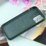 Силиконов кейс поддържащ зареждане с Magsafe за iPhone 13 Pro Max - тъмно зелен
