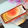 Силиконов кейс поддържащ зареждане с Magsafe за iPhone 13 Pro Max - оранжев