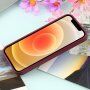 Силиконов кейс поддържащ зареждане с Magsafe за iPhone 13 Pro Max - винено червен