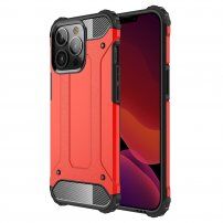 Super устойчив "Armor" кейс за iPhone 13 Pro Max - червен