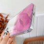 Мраморен кейс устойчив против надраскване за iPhone 13 Pro - светлосин