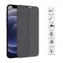 Закалено Anti-Spy 3D стъкло за iPhone 12 mini - черно