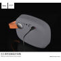 HOCO подвижна Bluetooth тон колона с текстилна повърхност и каишка за Apple устройства - светлокафяв