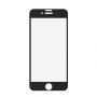 Изключително издръжливо закалено стъкло (Tempered Glass) за Apple iPhone 8 Plus / 7 Plus - черно