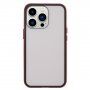 Калъф за целия телефон от закалено стъкло с метална рамка за iPhone 13 Pro Max - червено